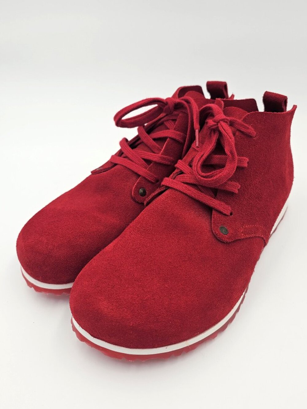 Birkenstock Dundee Suede Chukka Boots Shoes Red Women’s Size EU 40 US 9
